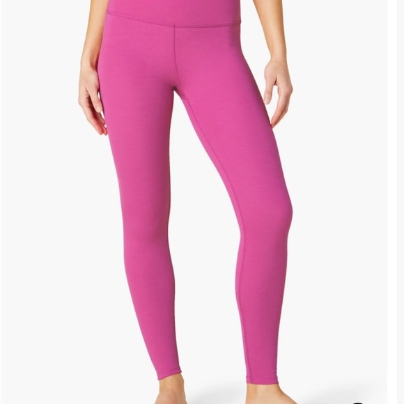 Beyond Yoga Pants - Beyond yoga Heather Rib High Waist Midi Legging pesoh